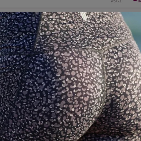 Free People Plie All Day Leopard Leggings in xs NWT - Picture 3 of 7